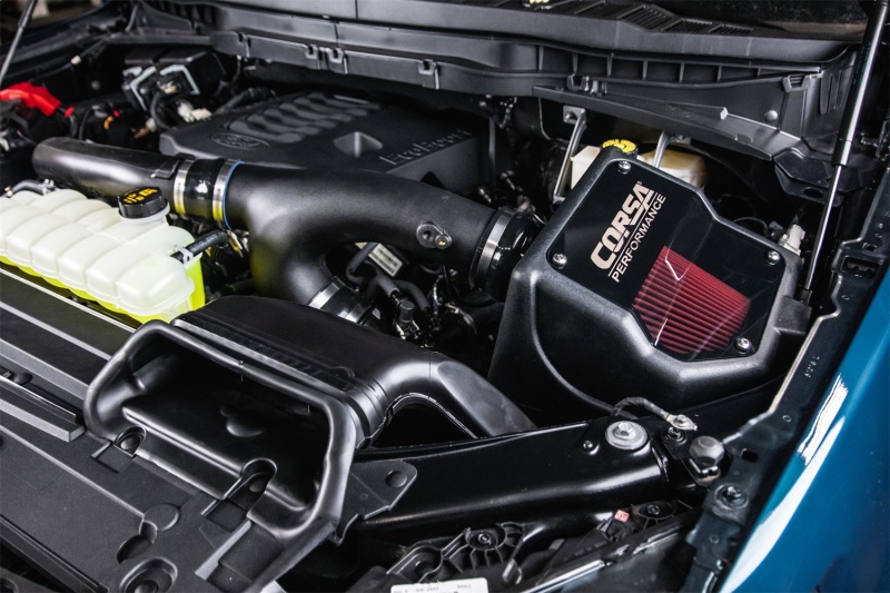 Ford F150 Performance Air Intake - CORSA Performance - Closed Box with DryTech Filter - `21-`25